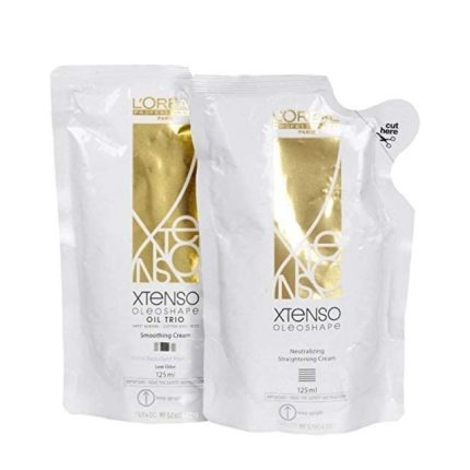Loreal Xtenso Oil Trio Extra Resistant Hair Straightening Cream (125ml + 125ml)