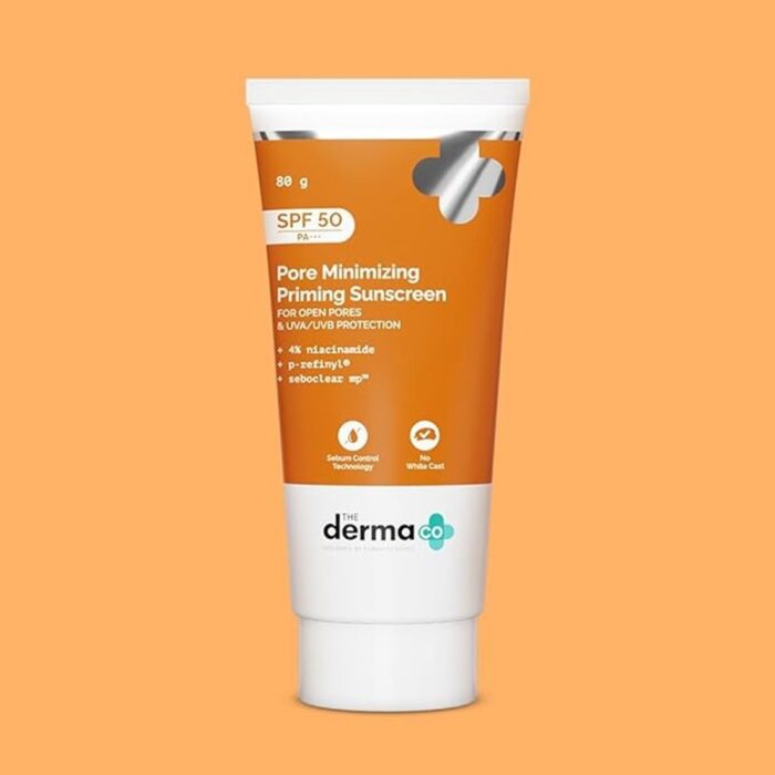 derma pore minimizing face sunscreen