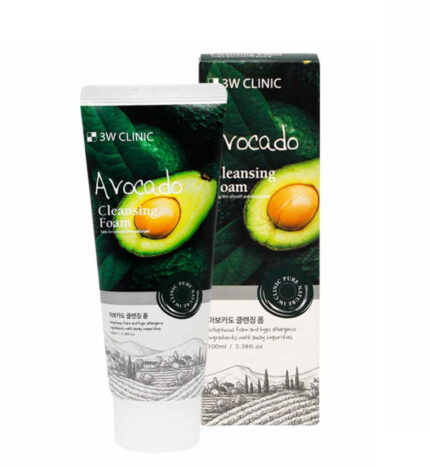 3W Clinic Avocado Cleansing Foam