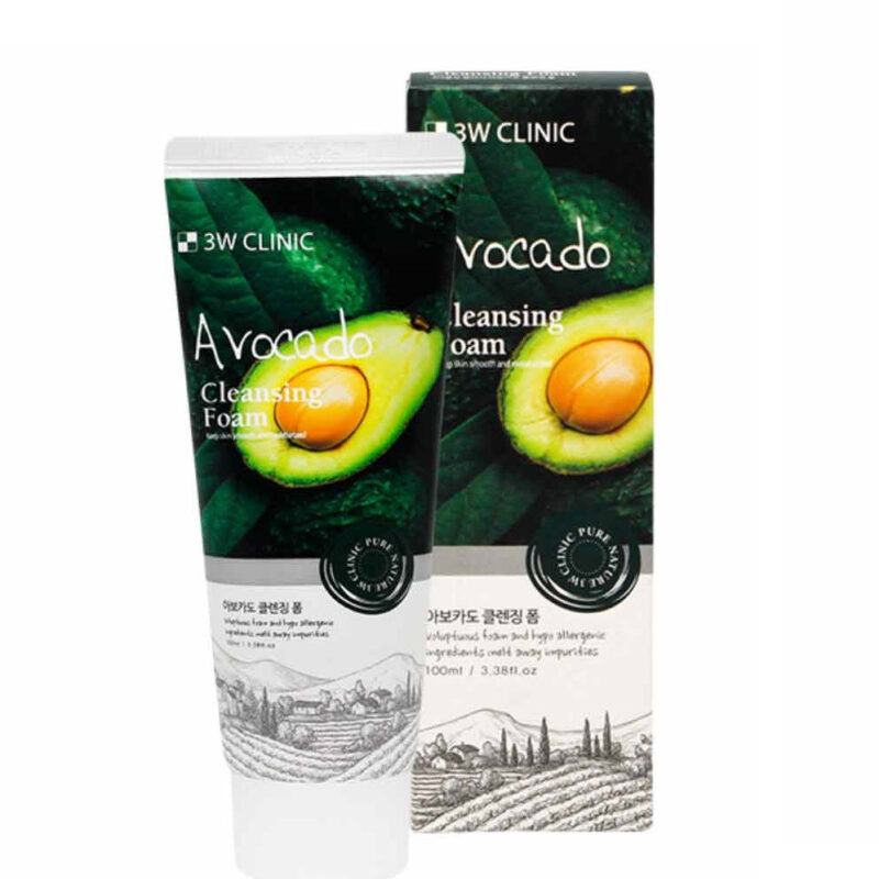 3W Clinic Avocado Cleansing Foam