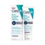 CeraVe Acne Foaming Cream Cleanser (4% Benzoyl Peroxide Acne Treatment) 150ml
