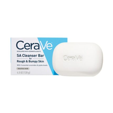 CeraVe SA Cleanser Bar for Rough & Bumpy Skin 128gm