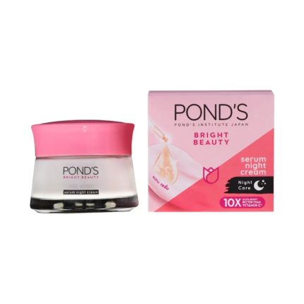 Pond's Bright Beauty Serum Night Cream 50gm (Imported)