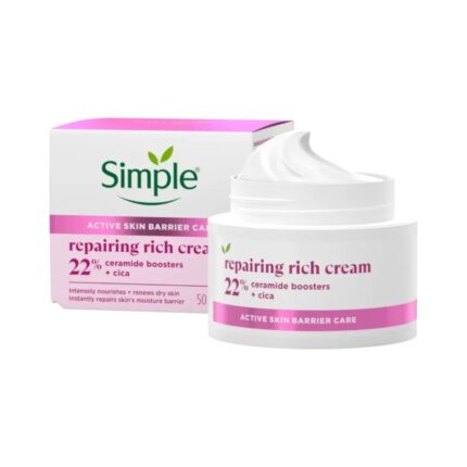 Simple Repairing Rich Cream with 22% Ceramide Booster + Cica 50ml