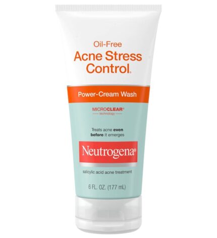 Neutrogena Oil-Free Acne Stress Control Power-Cream Wash 177ml