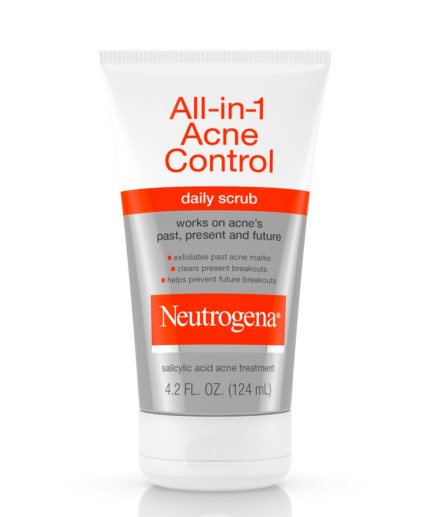 Neutrogena All-in-1 Acne Control Daily Scrub 124ml