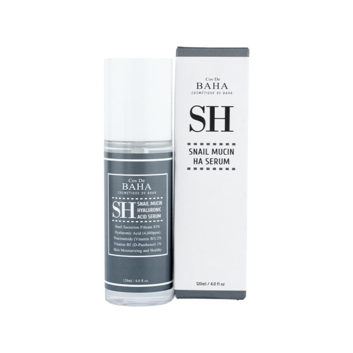 Cos De Baha Snail Mucin Hyaluronic Acid Serum (SH) 120ml