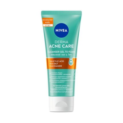 Nivea Derma Acne Care Cleanser Gel To Foam 90ml