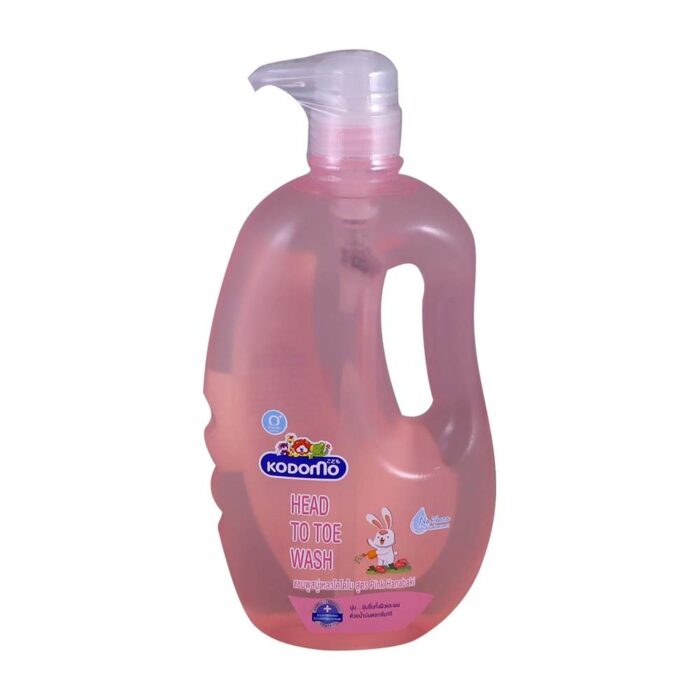 Kodomo Head To Toe Wash Pink Hanabaki 800ml