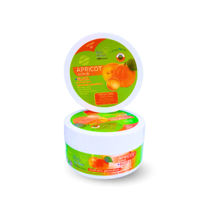 Bio Active Apricot Scrub + Gluta For All Skin Types 100gm