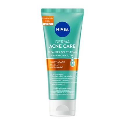 Nivea Derma Acne Care Cleanser Gel To Foam