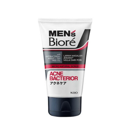 Men's Biore Acne Bacterior Scrub Face Wash 100gm