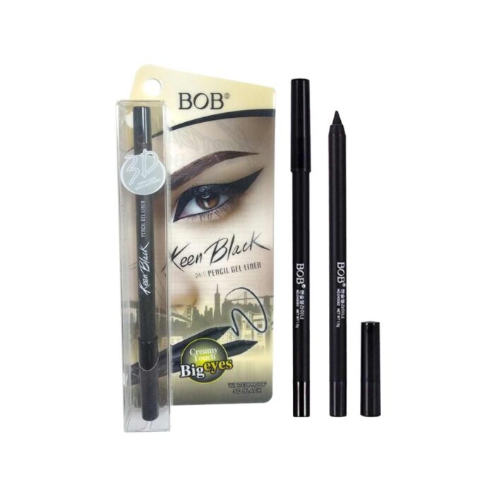 BOB Keen Black Pencil Gel Liner Kajal