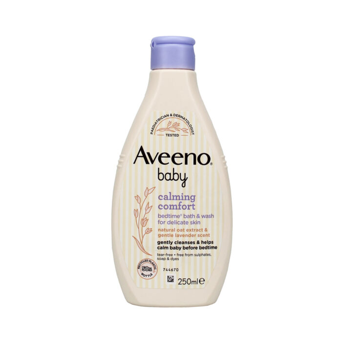 Aveeno Baby Calming Comfort Bedtime Bath & Wash for Delicate Skin 250ml