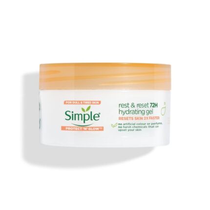 Simple Protect ‘n’ Glow rest and reset 72h hydrating gel 50ml