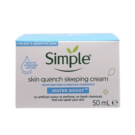 Simple Water Boost Skin Quench Sleeping Cream 50ml