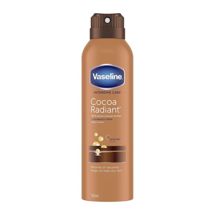 Vaseline Intensive Care Cocoa Radiant Spray Body Lotion 190ml