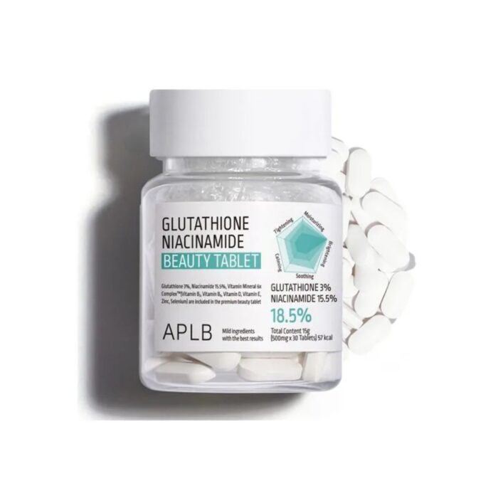 APLB Glutathione Niacinamide Beauty Tablet 500mg x 30 Tablets