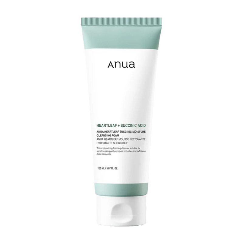 Anua Heartleaf Succinic Moisture Cleansing Foam 150ml