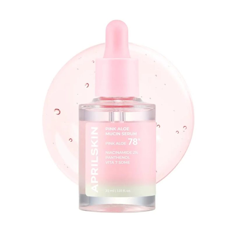 APRIL SKIN Pink Aloe Mucin Serum 30ml