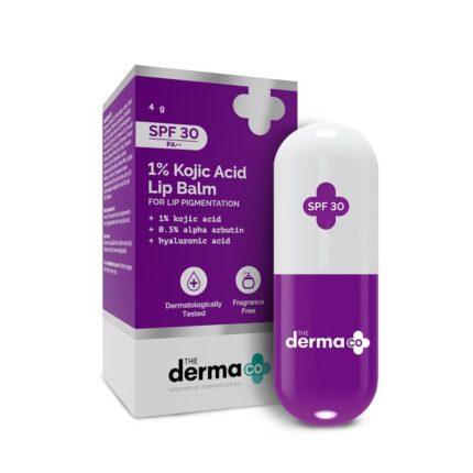 The Derma Co. 1% Kojic Acid Lip Balm SPF30 PA++ (4gm)