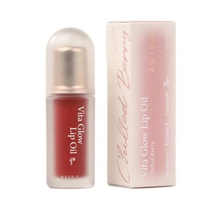 Axis-Y Vita Glow Lip Oil - Chilled Berry