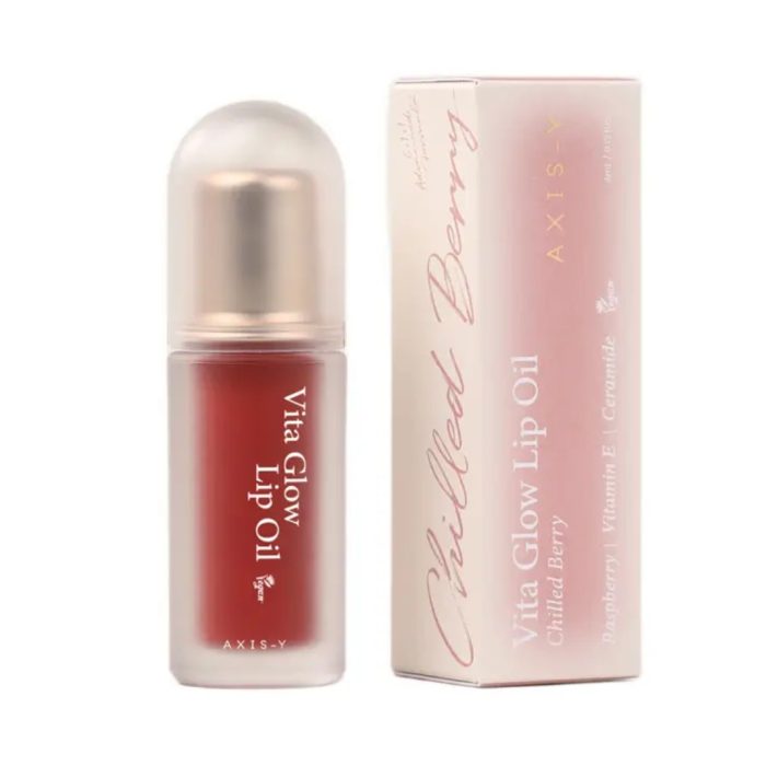 Axis-Y Vita Glow Lip Oil - Chilled Berry