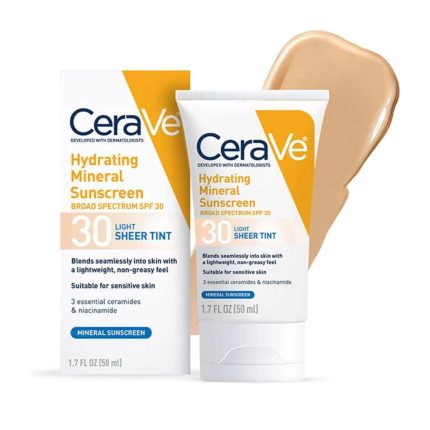 CeraVe Hydrating Mineral Tinted Sunscreen SPF30 50ml