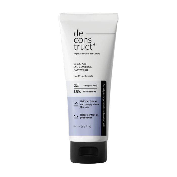 Deconstruct Salicylic Acid Oil Control Face Wash 100ml
