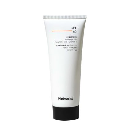 Minimalist Sunscreen SPF 60 PA++++ 50gm