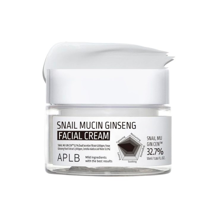 APLB 32.7% Snail Mucin Ginseng Facial Cream 55ml