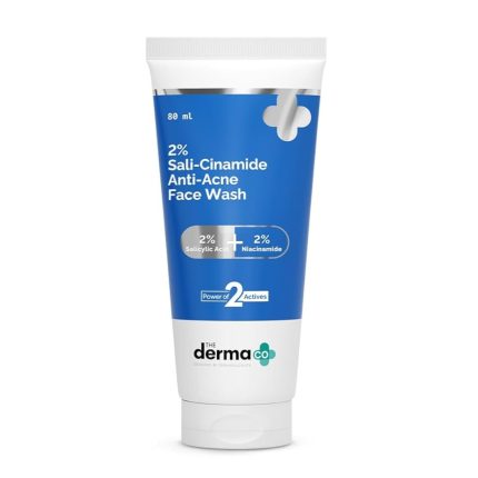 The Derma Co Sali-Cinamide Anti-Acne Face Wash 80ml