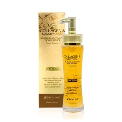 3W Clinic Collagen & Luxury Revitalizing Comfort 24K Gold Essence 150ml