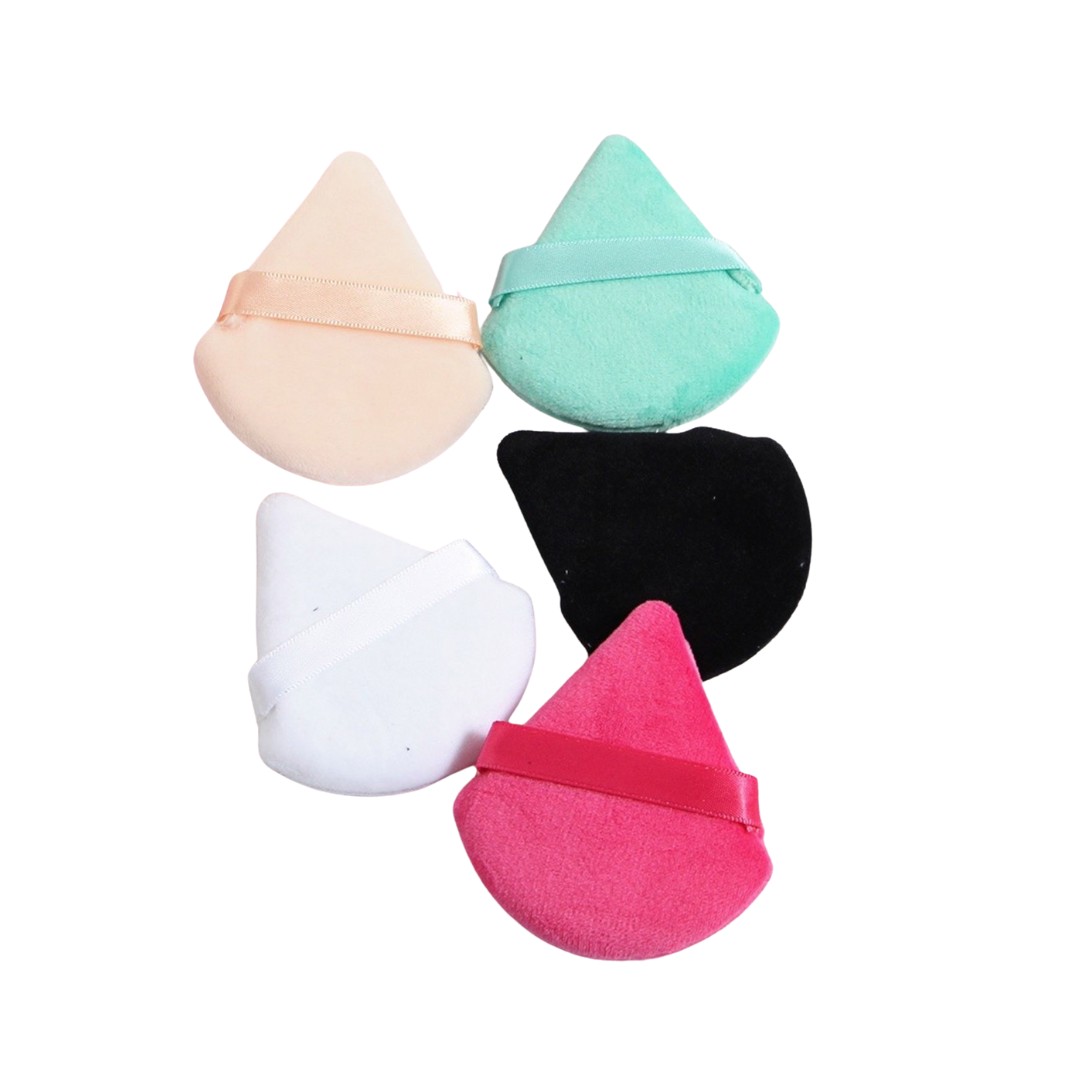 maange-triangle-makeup-puff-set Maange 5 Pieces Triangle Makeup Powder Puff