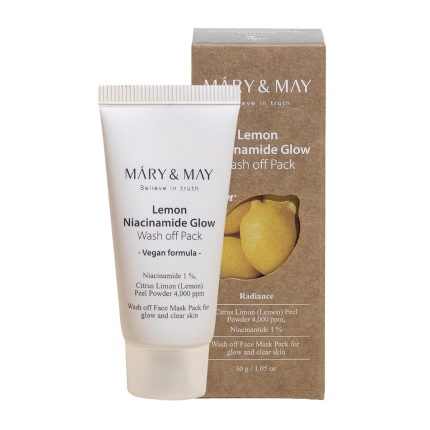 Mary & May Vegan Lemon Niacinamide Glow Wash off Pack 30gm