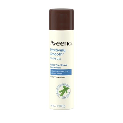 Aveeno Positively Smooth Shave Gel 198gm
