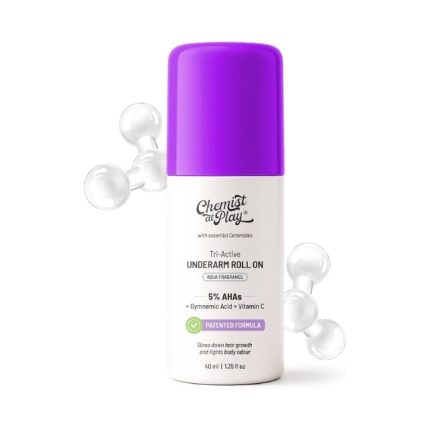Chemist at Play 5% AHA Tri Active Underarm Roll On 40ml